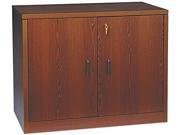 HON 105291NN 10500 Series Storage Cabinet With Doors 36w x 20d x 29 1 2h Mahogany