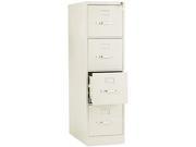 HON 514PL 510 Series Four Drawer Full Suspension File Letter 52h x25d Putty