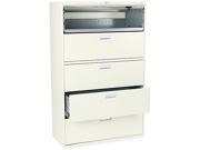 HON 695LL 600 Series Five Drawer Lateral File 42w x19 1 4d Putty