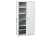 HON SC1872Q Assembled Storage Cabinet 36w x 18 1 4d x 71 3 4h Light Gray