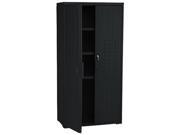 Iceberg 92551 OfficeWorks Resin Storage Cabinet 33w x 18d x 66h Black