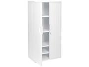 Iceberg 92573 OfficeWorks Resin Storage Cabinet 36w x 22d x 72h Platinum