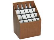 Safco 3081 Corrugated Roll Files 20 Compartments 15w x 12d x 22h Woodgrain