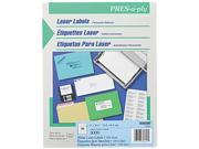 Avery 30600 Pres A Ply Laser Address Labels 1 x 2 5 8 White 3000 Box