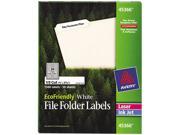 Avery 45366 EcoFriendly Labels 2 3 x 3 7 16 White 1500 Pack