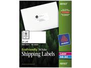 Avery 48163 EcoFriendly Labels 2 x 4 White 1000 Pack