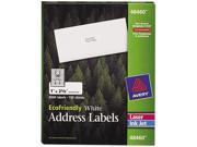 Avery 48460 EcoFriendly Labels 1 x 2 5 8 White 3000 Pack