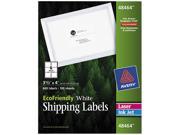 EcoFriendly Laser Inkjet Mailing Labels 3 1 3 x 4 White 600 Pack