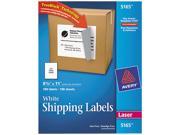 Avery 5165 Shipping Labels with TrueBlock Technology 8 1 2 x 11 White 100 Box