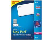 Avery 5195 Easy Peel Laser Address Labels 2 3 x 1 3 4 White 1500 Pack