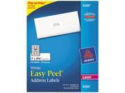 Easy Peel Laser Address Labels 1 x 2 5 8 White 750 Pack