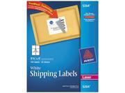 Shipping Labels w Ultrahold Ad Block Laser 3 1 3 x 4 White 150 Pack