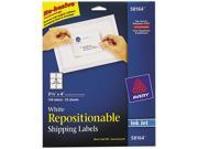 Avery 58164 Re hesive Inkjet Labels 3 1 3 x 4 White 150 Pack