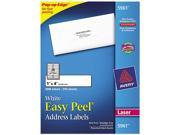 Avery 5961 Easy Peel Laser Address Labels 1 x 4 White 5000 Box