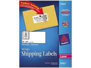 Avery 5963 Shipping Labels with TrueBlock Technology 2 x 4 White 2500 Box