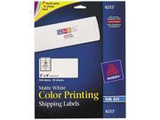 Avery 8253 Inkjet Labels for Color Printing 2 x 4 Matte White 200 Pack