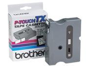 Brother TX 2411 TX Tape Cartridge for PT 8000 PT PC PT 30 35 3 4w Black on White