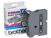 Brother TX 2511 TX Tape Cartridge for PT 8000 PT PC PT 30 35 1w Black on White