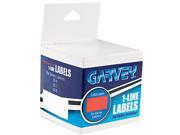 Garvey 090945 One Line Pricemarker Labels 7 16 x 13 16 Fluor. Red 1200 Roll 3 Rolls Box