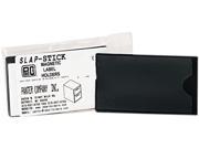 Panter Company MAG LH BK Slap Stick Magnetic Label Holders Side Load 4 1 4 x 2 1 2 Black 10 Pack