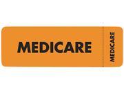 Tabbies 03080 Medical Labels for Medicare 1 x 3 Fluorescent Orange 250 Roll