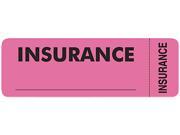 Tabbies 06420 Medical Labels for Insurance 1 x 3 Fluorescent Pink 250 Roll