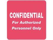 Tabbies 40570 Medical Labels for Confidential 2 x 2 Red 500 Roll