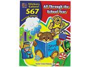 Teacher Created Resources 4229 Sticker Book All Through the School Year 567 Pack