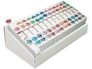 Smead 67070 A Z Bar Style End Tab Labels Assorted 13000 Box