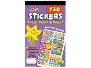 TREND T5010 Sticker Assortment Pack Super Stars Smiles 738 Pack