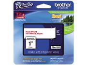 Brother 24mm 1 Red on White Laminated Tape 8m 26.2 1 Pkg