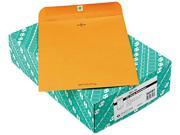 Quality Park 38197 Clasp Envelope Recycled 10 x 13 28lb Light Brown 100 Box