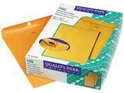 Quality Park 37910 Clasp Envelope 12 x 15 1 2 28lb Light Brown 100 Box