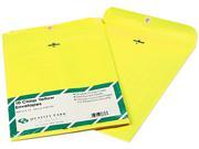 Quality Park 38736 Fashion Color Clasp Envelope 9 x 12 28lb Yellow 10 Pack