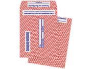 Quality Park 63778 Gray Red Paper Gummed Flap Confidential Interoffice Envelope 10 x 13 100 Box