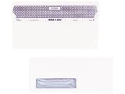Quality Park 67418 Reveal N Seal Window Envelope Contemporary 10 White 500 Box