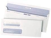 Quality Park 67539 Reveal N Seal Double Window Check Envelope Self Adhesive White 500 Box