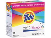 Tide 84998 Laundry Detergent with Bleach Original Scent Powder 144 oz Box