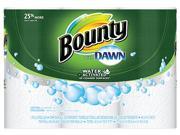 Procter Gamble 92379 Bounty 92379CT Paper Towels with Dawn 2 Ply 11 x 14 49 Roll 24 Carton