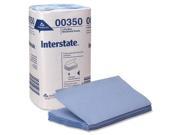 Interstate 2 Ply Singlefold Auto Care Paper Wipers 9.5 x 10.25 Blue 9 Carton