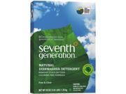 Seventh Generation 22150 Free Clear Automatic Dishwashing Powder Non Toxic 45 oz. Box