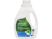 Seventh Generation 22769 Free And Clear Natural 2X Concentrate Laundry Liquid Unscented 50 oz. Bottle