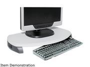Kantek MS280 CRT LCD Stand with Keyboard Storage 23 x 13 1 4 x 3 Gray
