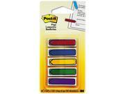 Post it Flags 684 ARR1 Arrow 1 2 Flags Blue Green Orange Red Yellow 20 Color 100 Pack