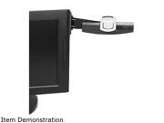 3M DH240MB Swing Arm Copyholder Adhesive Monitor Mount Plastic 30 Sheet Capacity Black