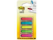 Post it Flags 684 ARR2 Arrow 1 2 Flags Five Assorted Bright Colors 20 Color 100 Pack