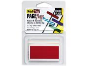 Redi Tag 20022 Removable Reusable Page Flags Red 300 Pack