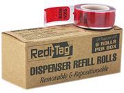 Redi Tag 91012 Printed Message Arrow Flag Refills Sign Here 6 Rolls of 120 Flags Box