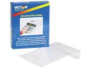 Victor LS 125 Large Angled Acrylic Calculator Stand 9 x 11 x 2 Clear