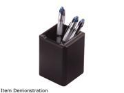 Rolodex 62524 Wood Tones Pencil Cup Black